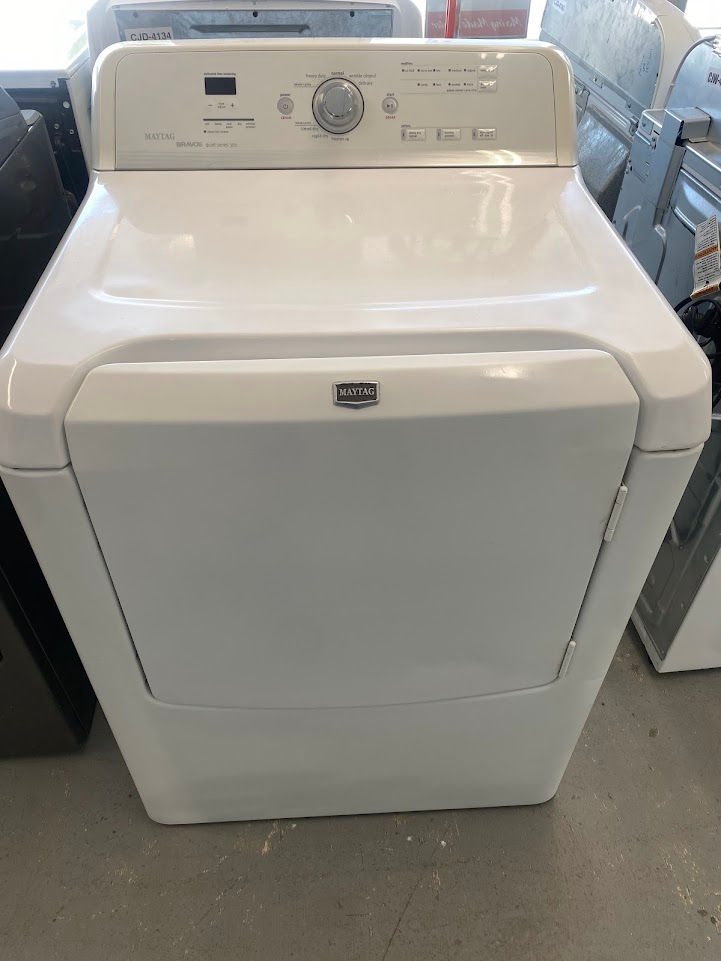 White Maytag Dryer front view