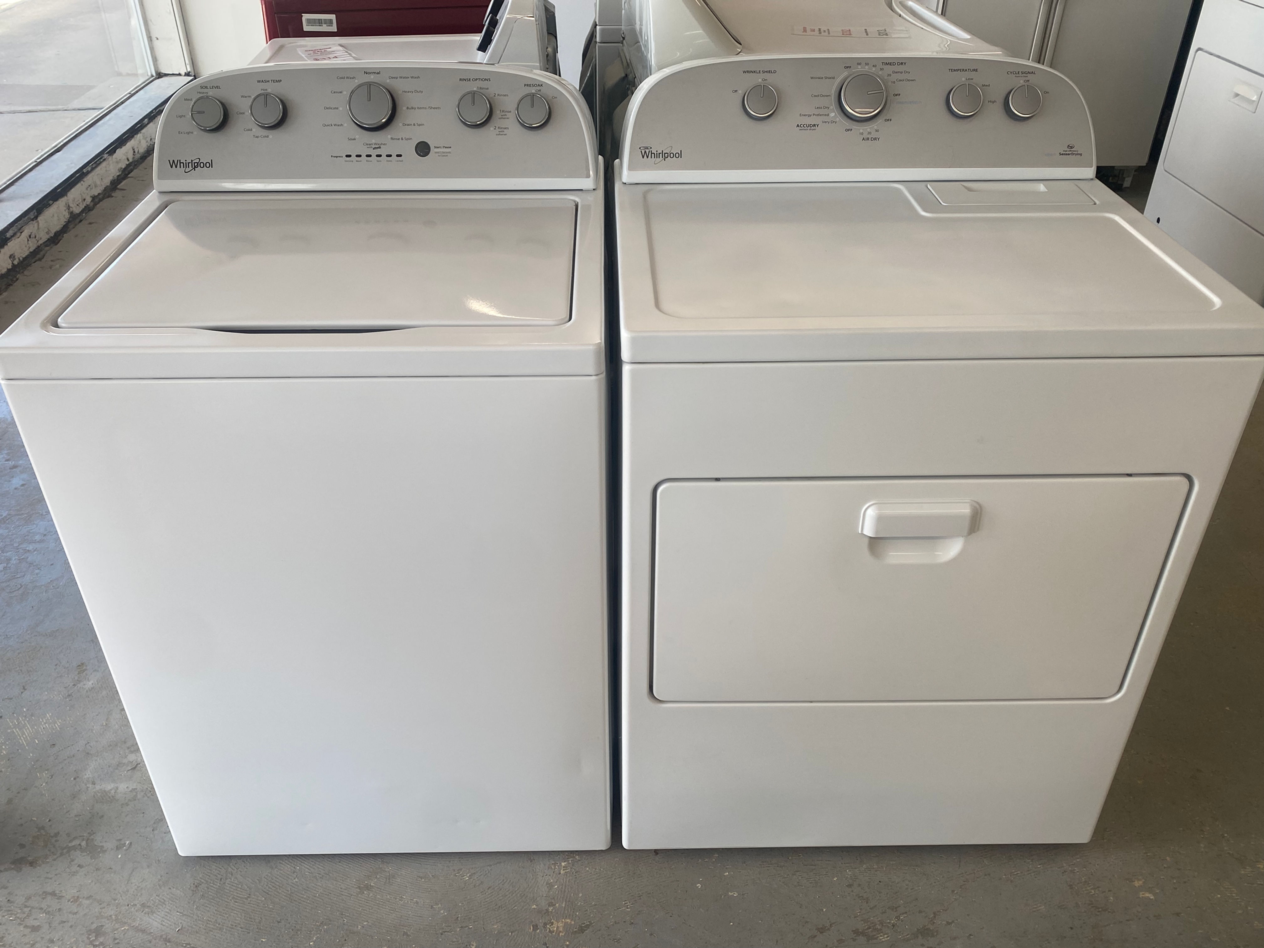 Whirlpool Washer and Dryer