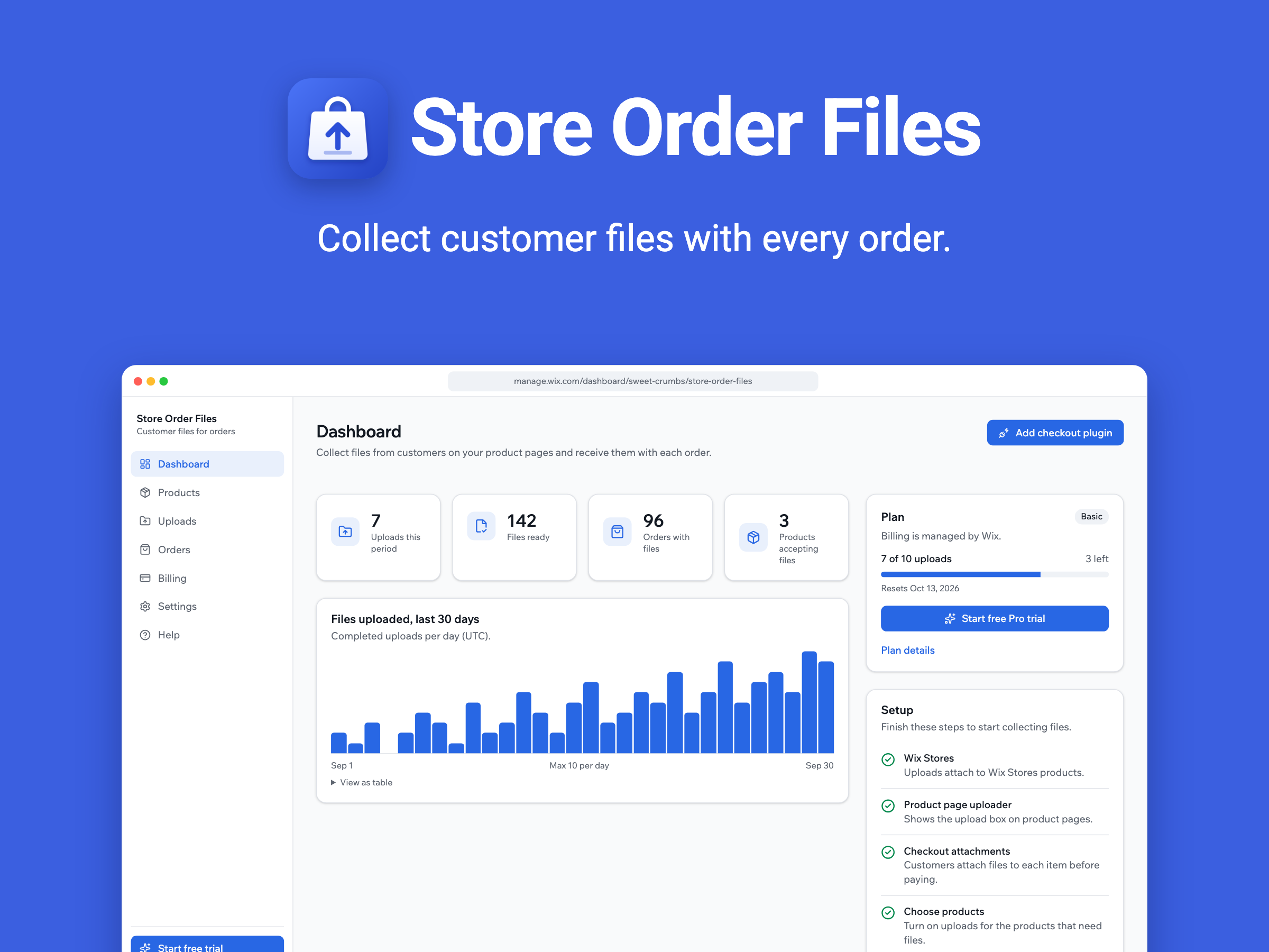 Store Order Files screenshot 2