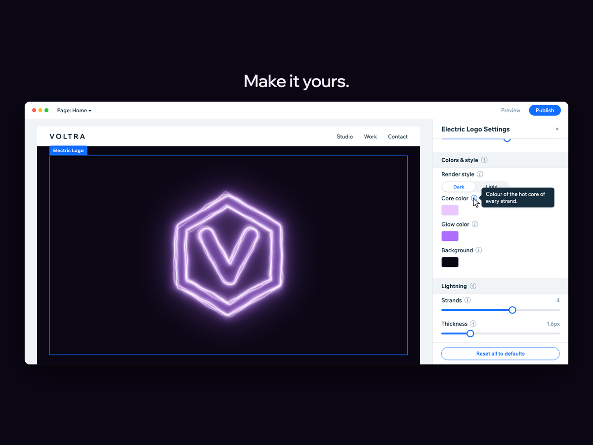 Glowing Logo screenshot 2