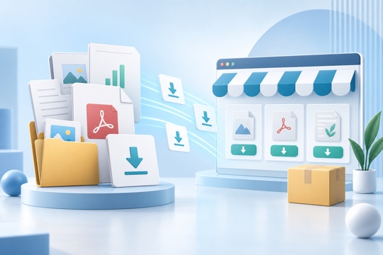 PDF & File Download for Store banner