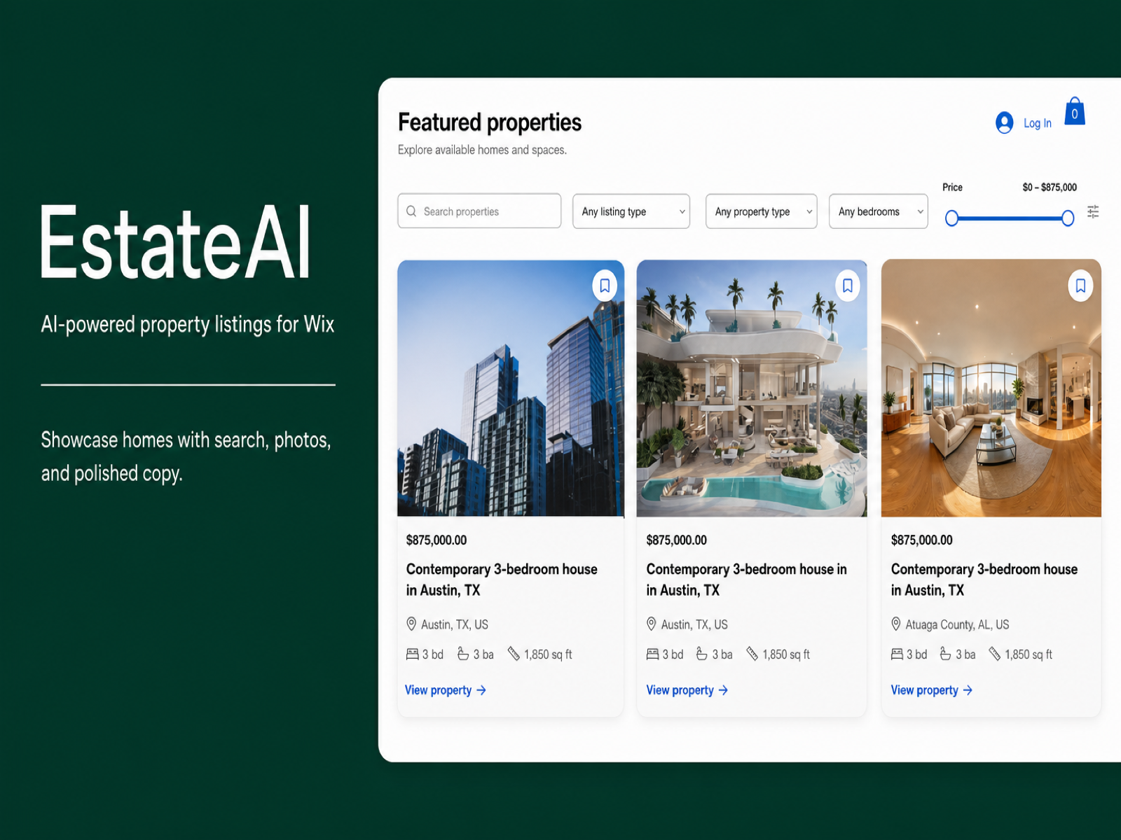 AI Real Estate Listings screenshot 1