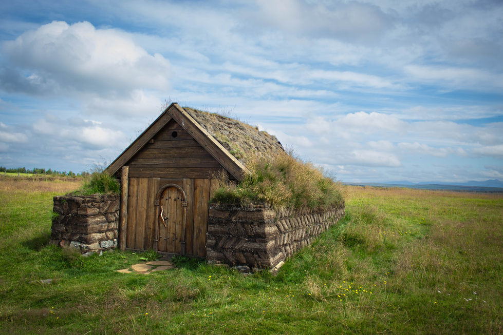 old farm turf church