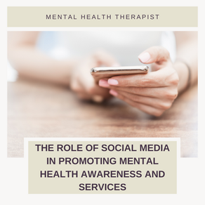 The role of social media in promoting mental health awareness and services
