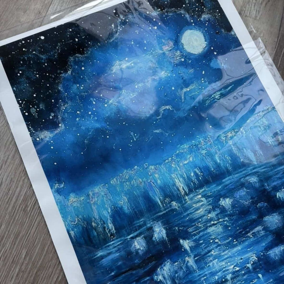 fine art night sky print