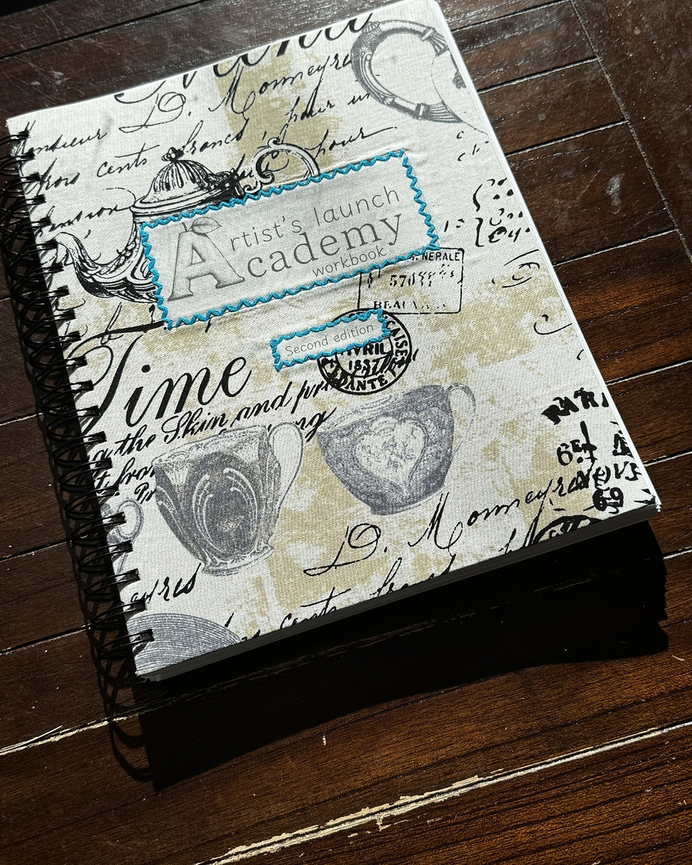 Thumbnail: Antique Tea with Blue Thread