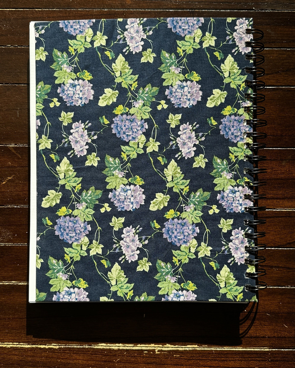 Thumbnail: Floral Blue Thread Hardcover