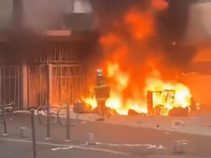 🔴 COMMUNIQUÉ - Le lycée Aimé Césaire a été incendié. Ce n’est pas une mobilisation. C’est de la violence.