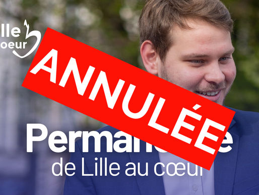 Annulation des permanences de juin