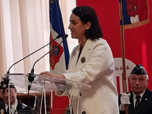 Samira Herizi à l'Assemblée générale de l'Union Nationale des Combattants du Nord