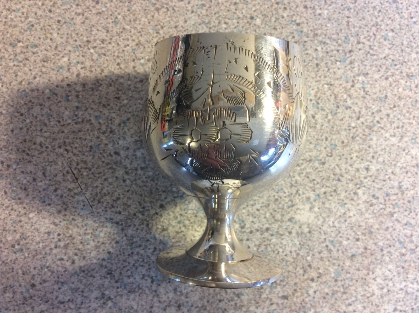 Set of 6 Silver Plate Goblets