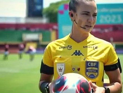 Marianna Nanni Batalha se torna a primeira mulher na história a arbitrar uma final da Copinha.