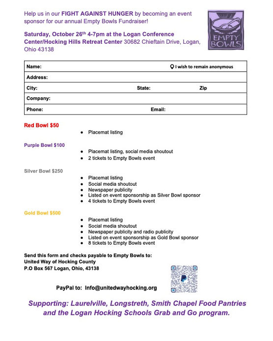 Help us in our FIGHT AGAINST HUNGER by becoming an event sponsor for our annual Empty Bowls Fundraiser copy.jpg