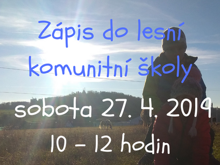 Zápis školáků na školní rok 2019/2020