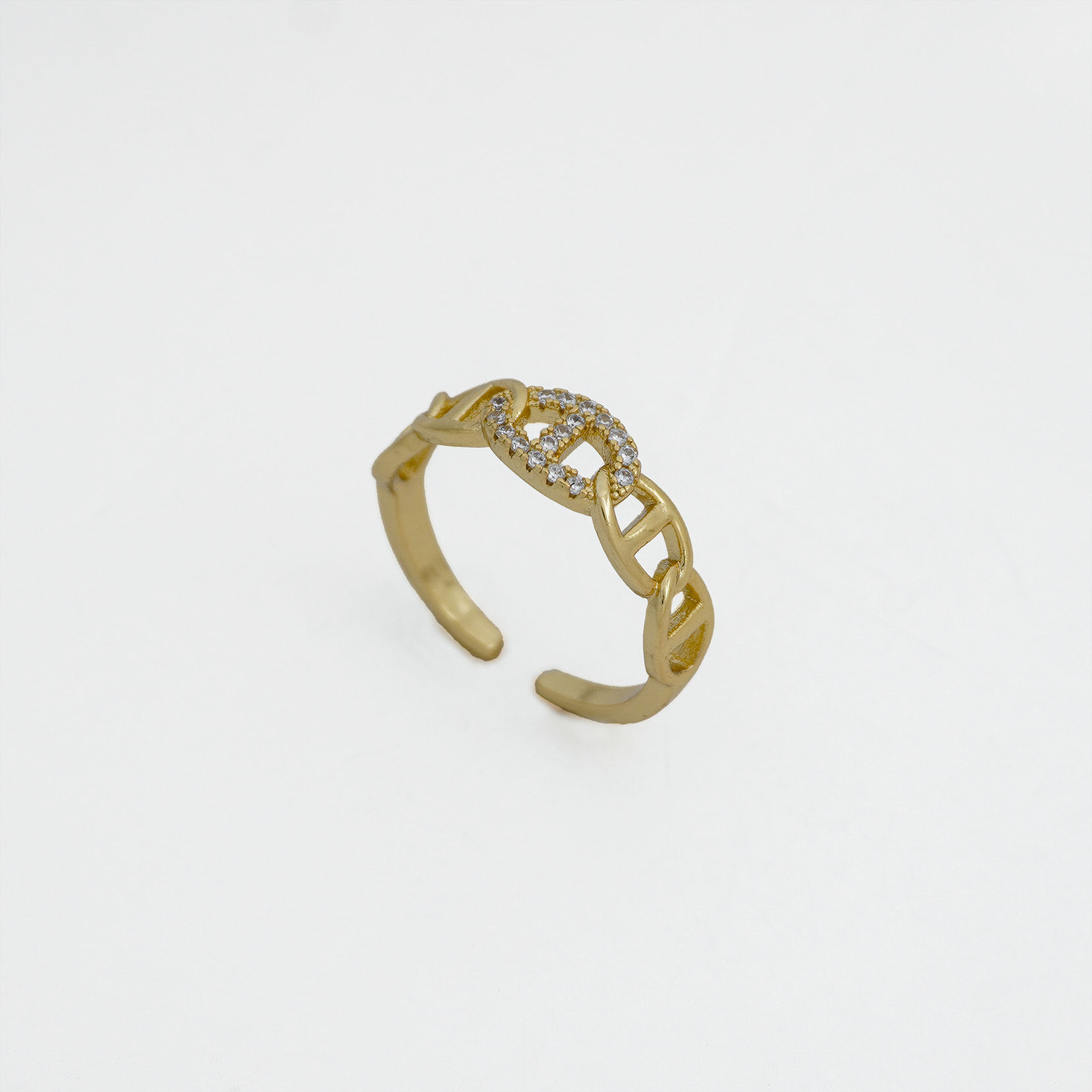 MY 13036 - Anillo Crystal G Ajustable