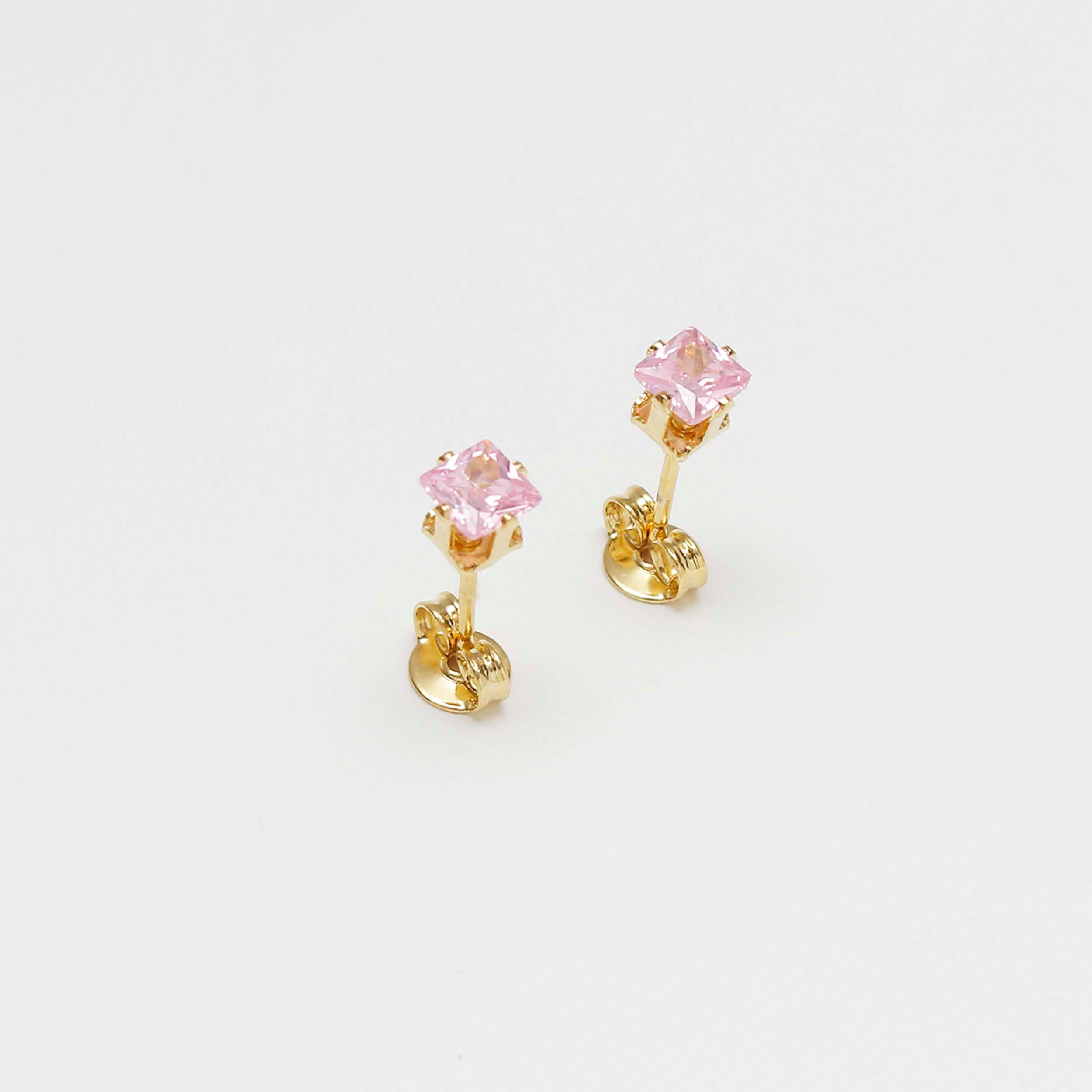 MY 33021-ROSA - A Topo Circon Cuadrado ROSA