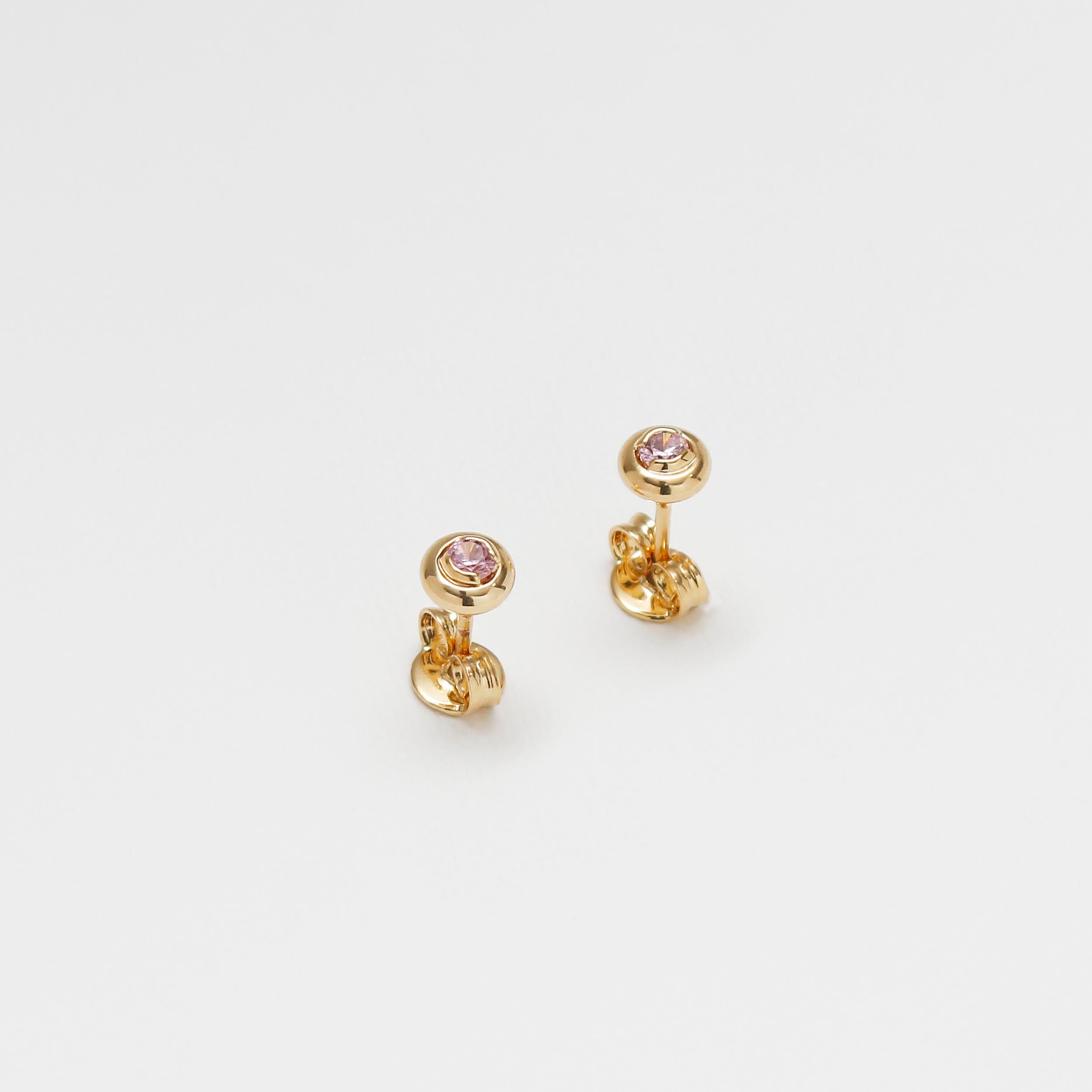 34009-ROSA - A Circon Caja Redonda 4Mm ROSA