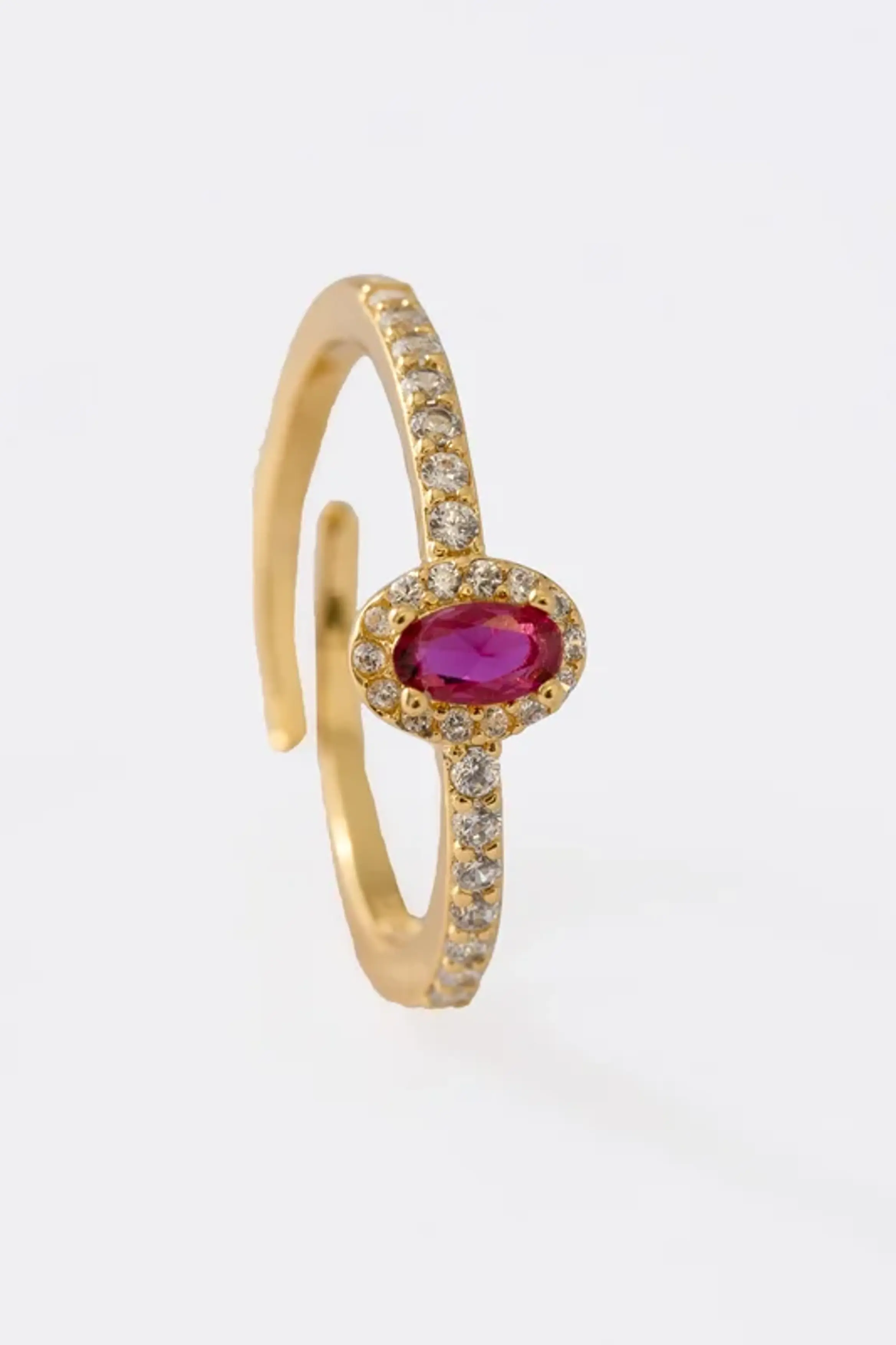MY 13058-FUCSIA - Anillo Dynasty Fucsia Ajustable