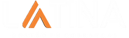 logo da Latina Cobranças, escrito Latina e abaixo gestão em cobranças