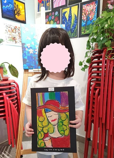 soft pastel gouache art class mont kiara art school mont kiara portrait painting