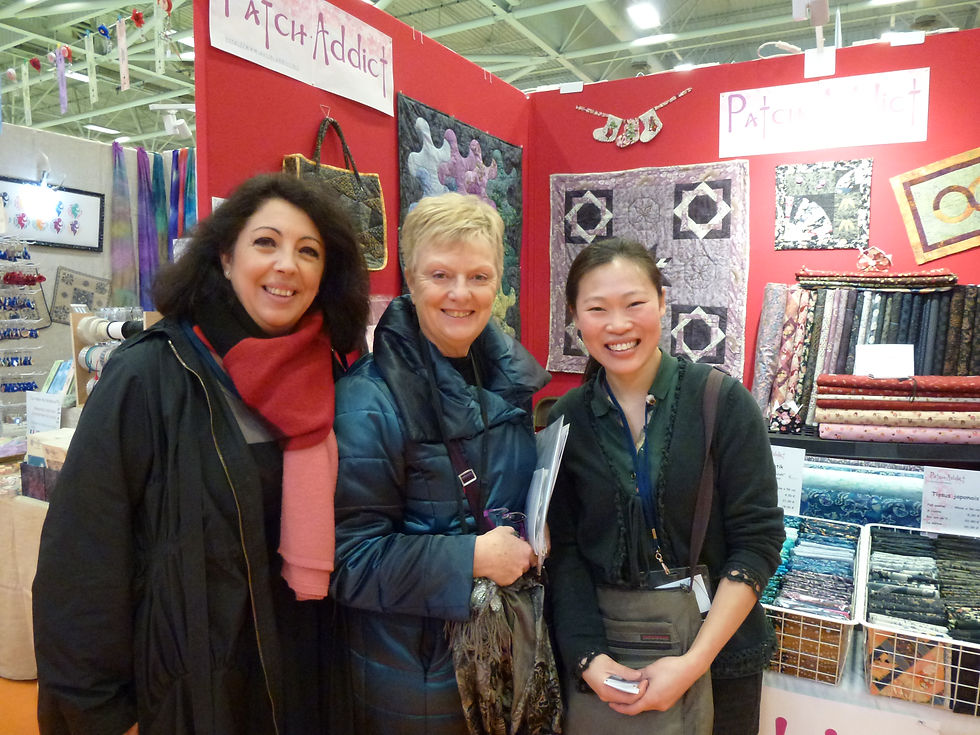 Eye-level view of a young woman engaged in community service