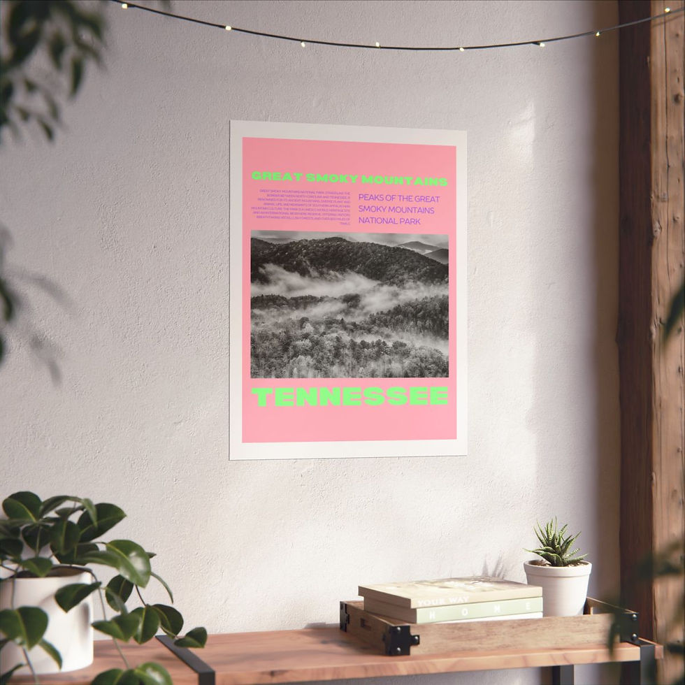 Thumbnail: City Print Poster - Tennessee