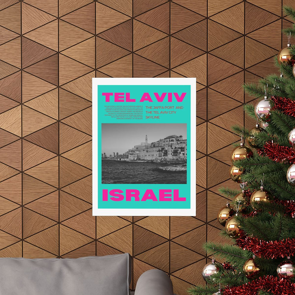 Thumbnail: Tel Aviv City Print Poster | The Jaffa Port