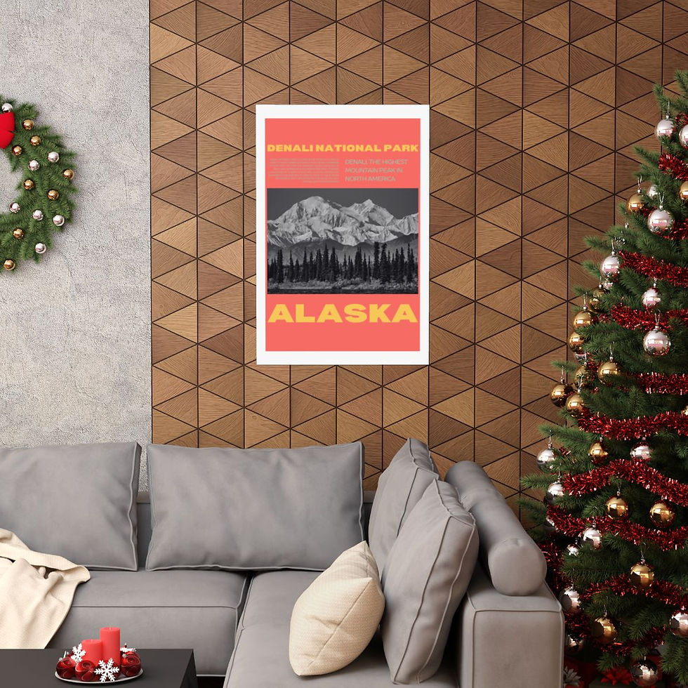 Thumbnail: City Print Poster - Alaska