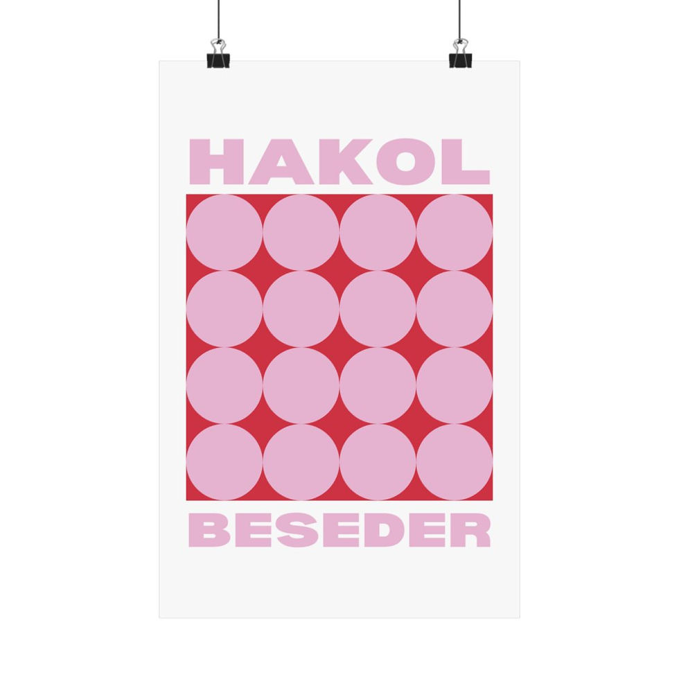 Thumbnail: Hakol Beseder Poster