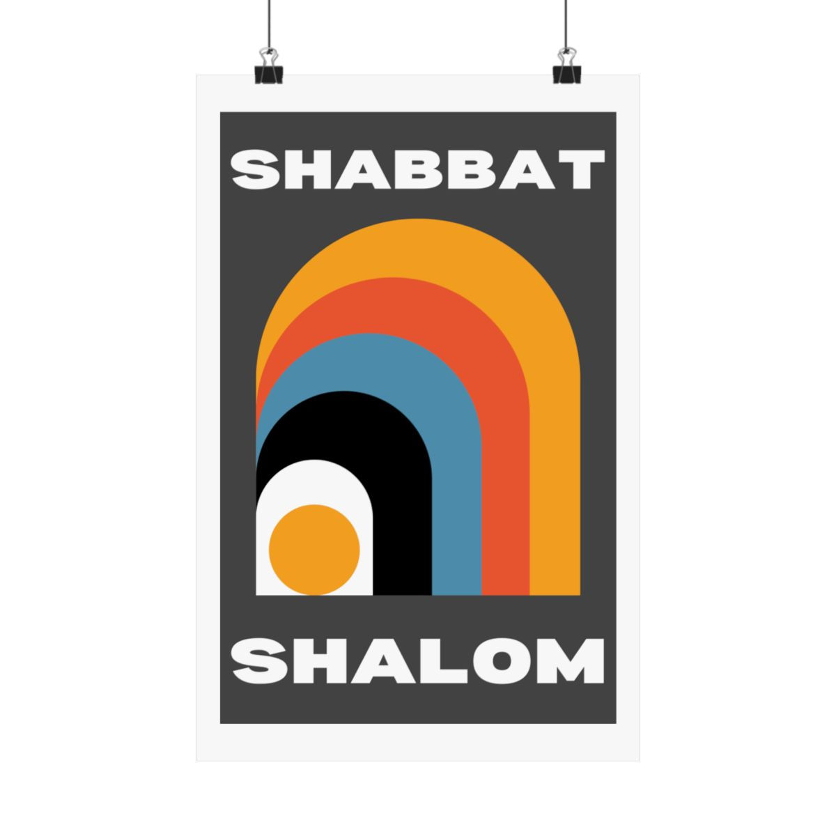 Shabbat Shalom Poster