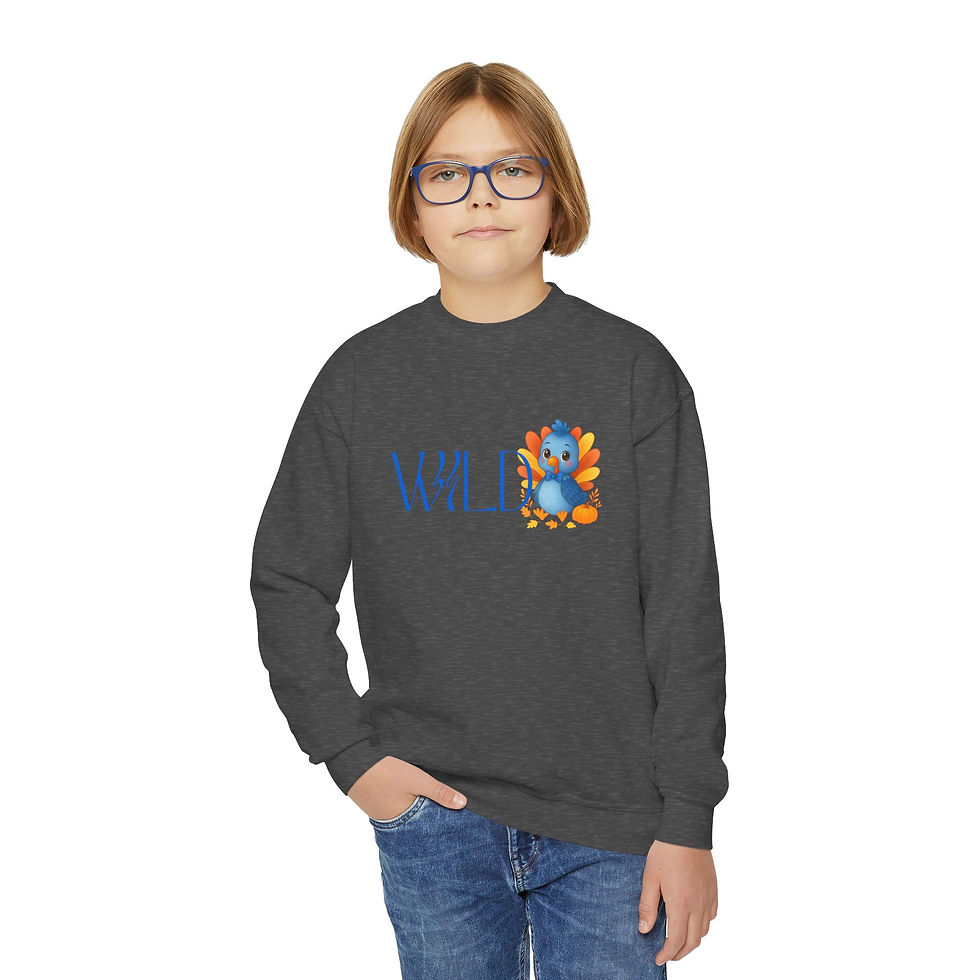 Thumbnail: Boys Wild Turkey Crewneck Sweatshirt