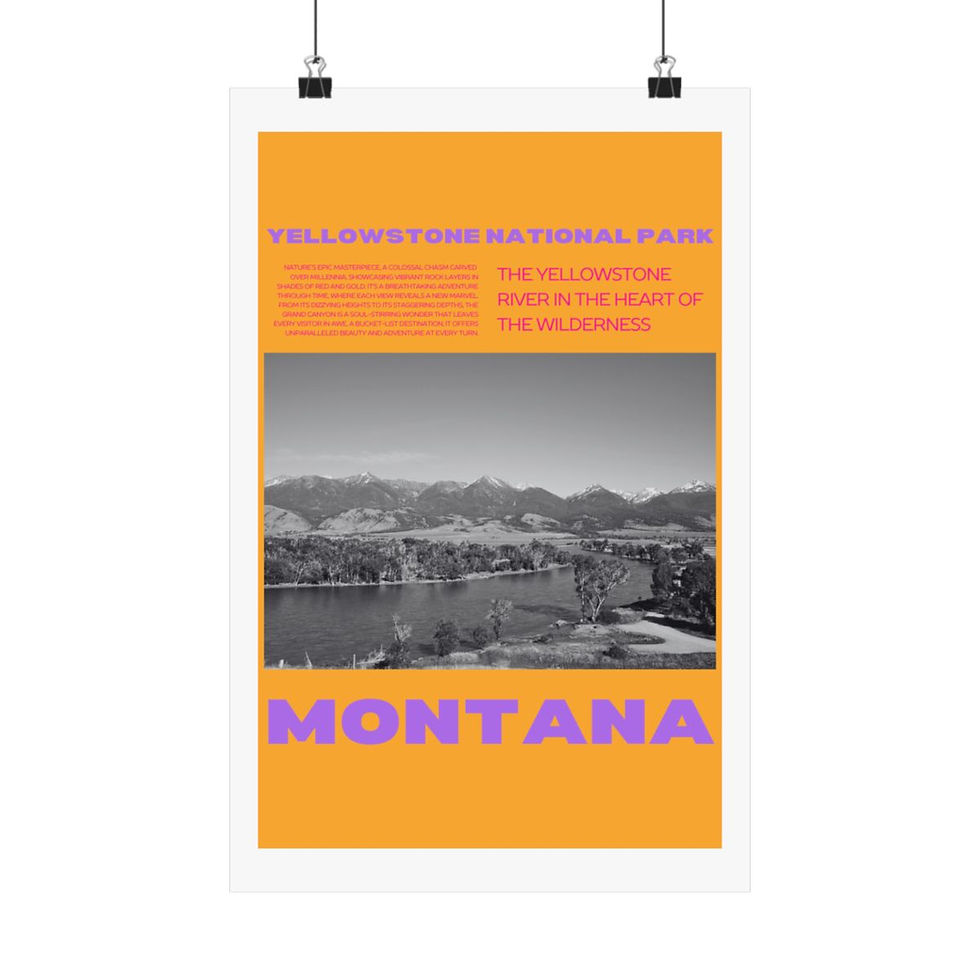 Thumbnail: City Print Poster - Montana