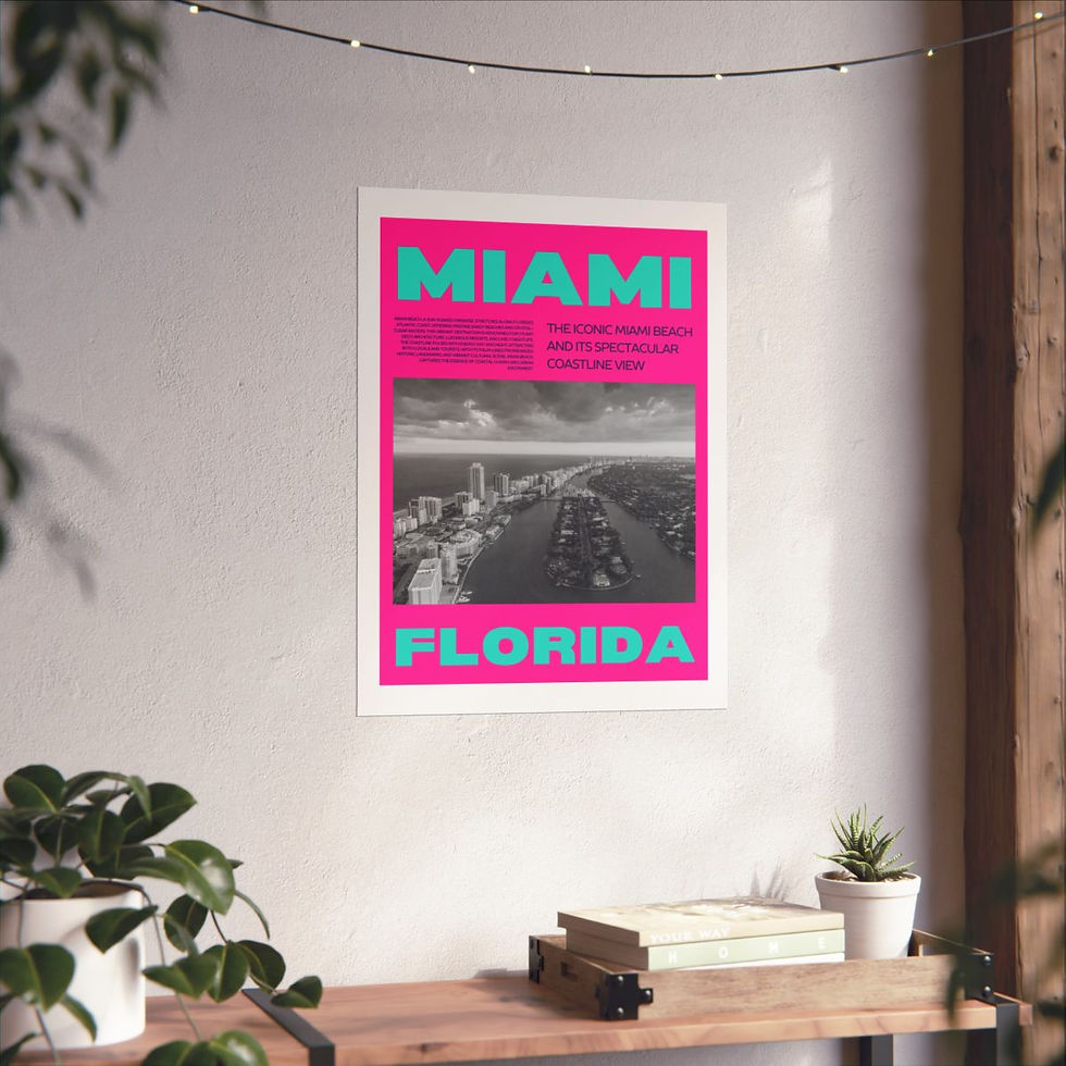 Thumbnail: City Print Poster - Florida