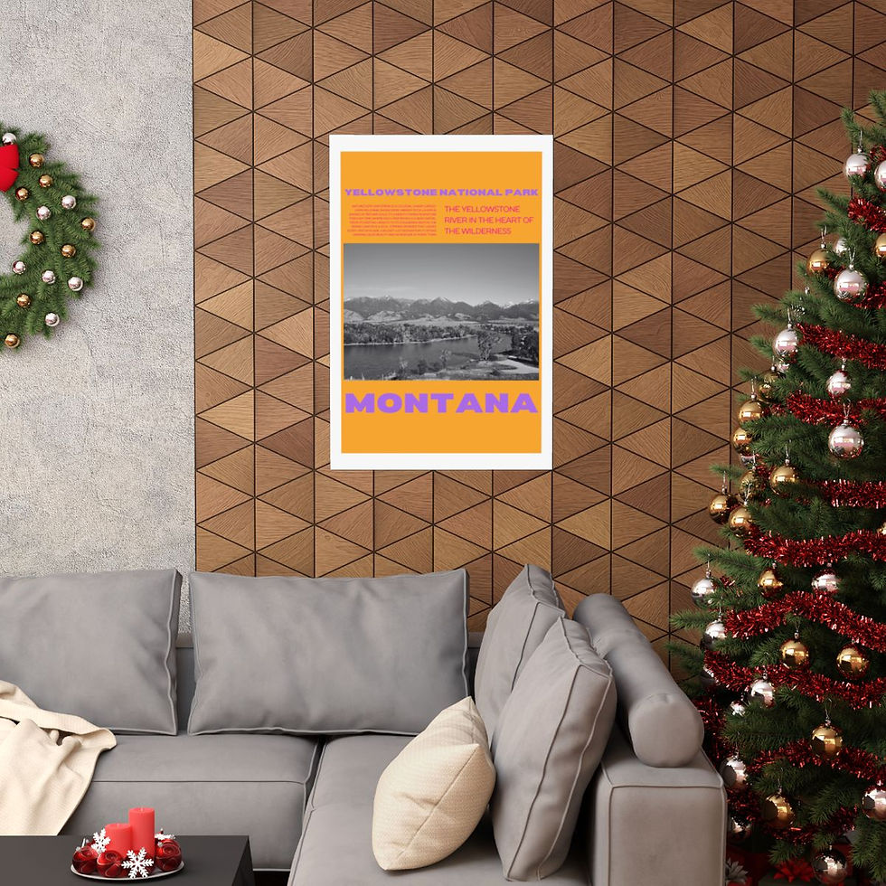 Thumbnail: City Print Poster - Montana