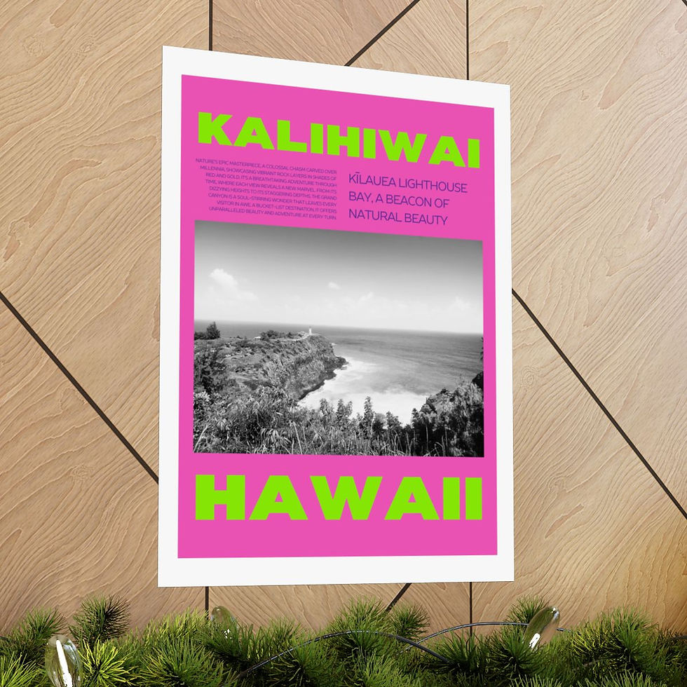 Thumbnail: City Print Poster - Hawaii