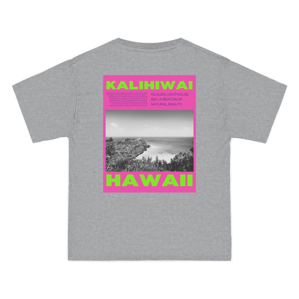 Thumbnail: Hawaii City Print T-Shirt | Kīlauea Lighthouse Bay