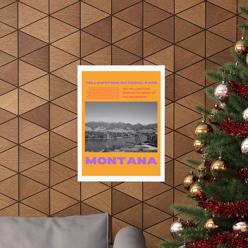Thumbnail: City Print Poster - Montana