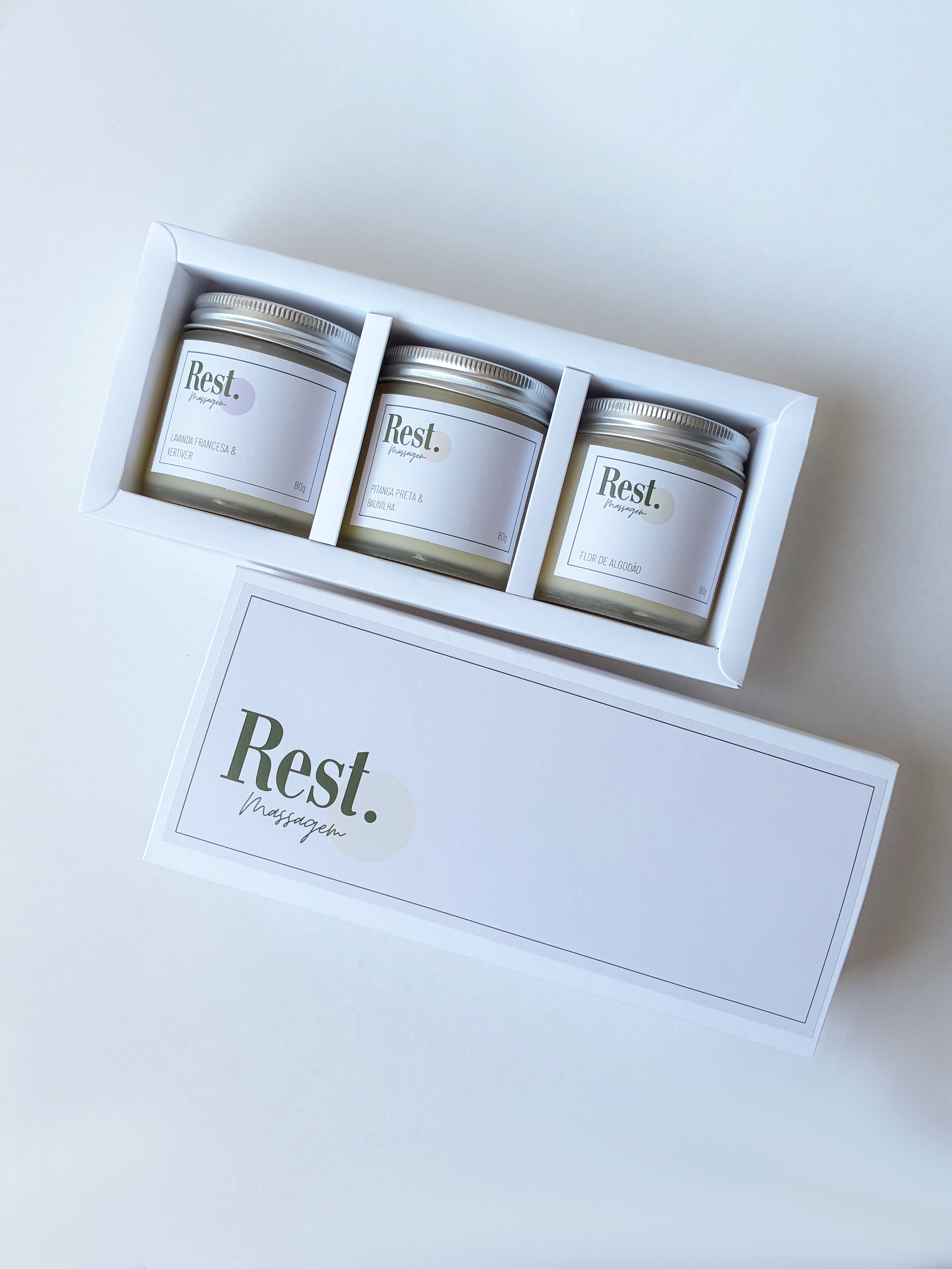 Kit Massagem 3 Velas