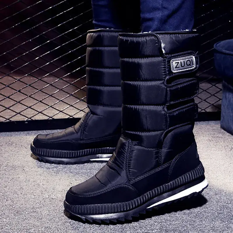 Thumbnail: Thick, Plush Women's Snow Boots. Waterproof, Non-Slip