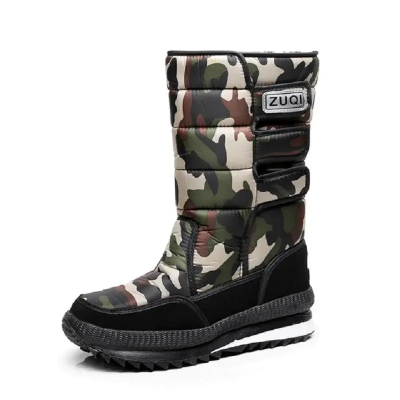 Thumbnail: Thick, Plush Women's Snow Boots. Waterproof, Non-Slip