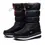 Thumbnail: Thick, Plush Women's Snow Boots. Waterproof, Non-Slip