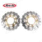 Thumbnail: Arashi Front Rear Brake Rotor Set For SUZUKI GSX R HAYABUSA 1300 2008-2015