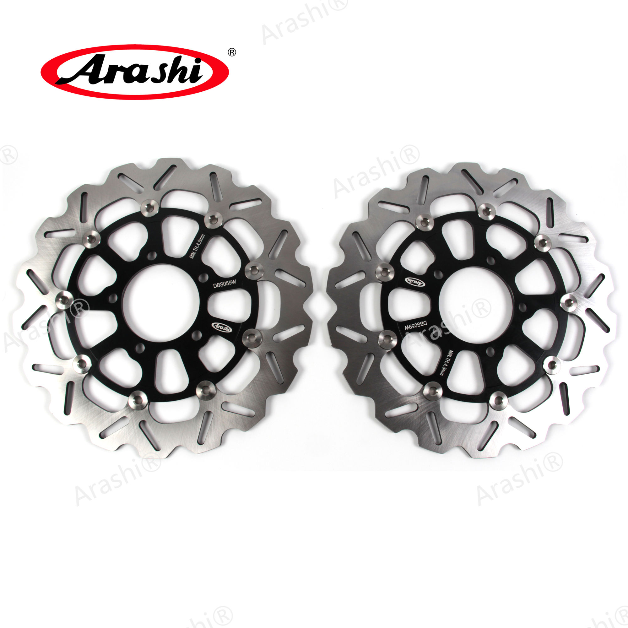 Arashi Front Brake Rotor Disc For KAWASAKI ZZR1400 ZZR 1400 2006-2007