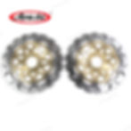 Thumbnail: Arashi Front Rear Brake Rotor Set For KAWASAKI ZX12R NINJA 1200 2000-2003