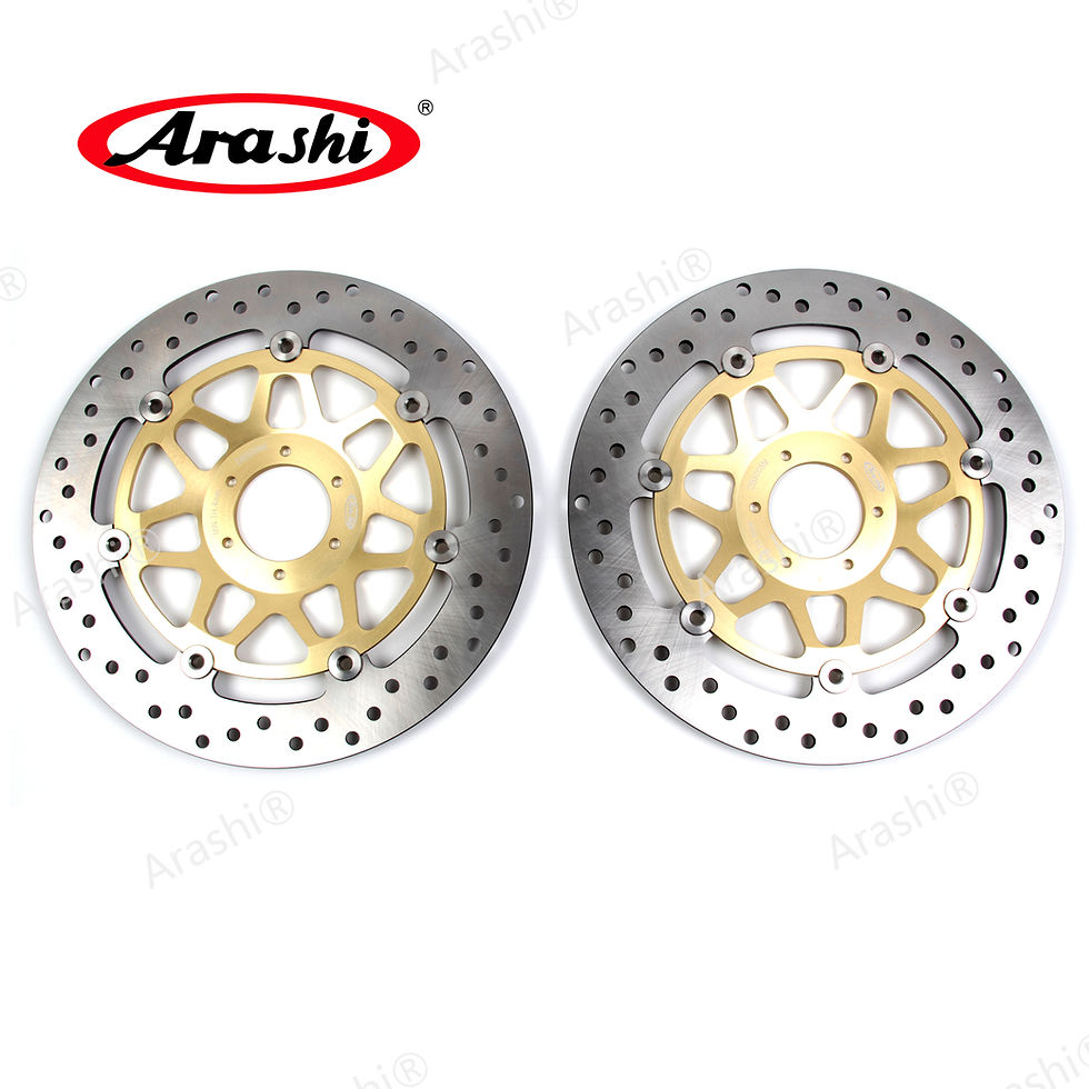 Thumbnail: Arashi Front Rear Brake Rotor Set For HONDA VTR F SUPER HAWK 1000 1997-2007