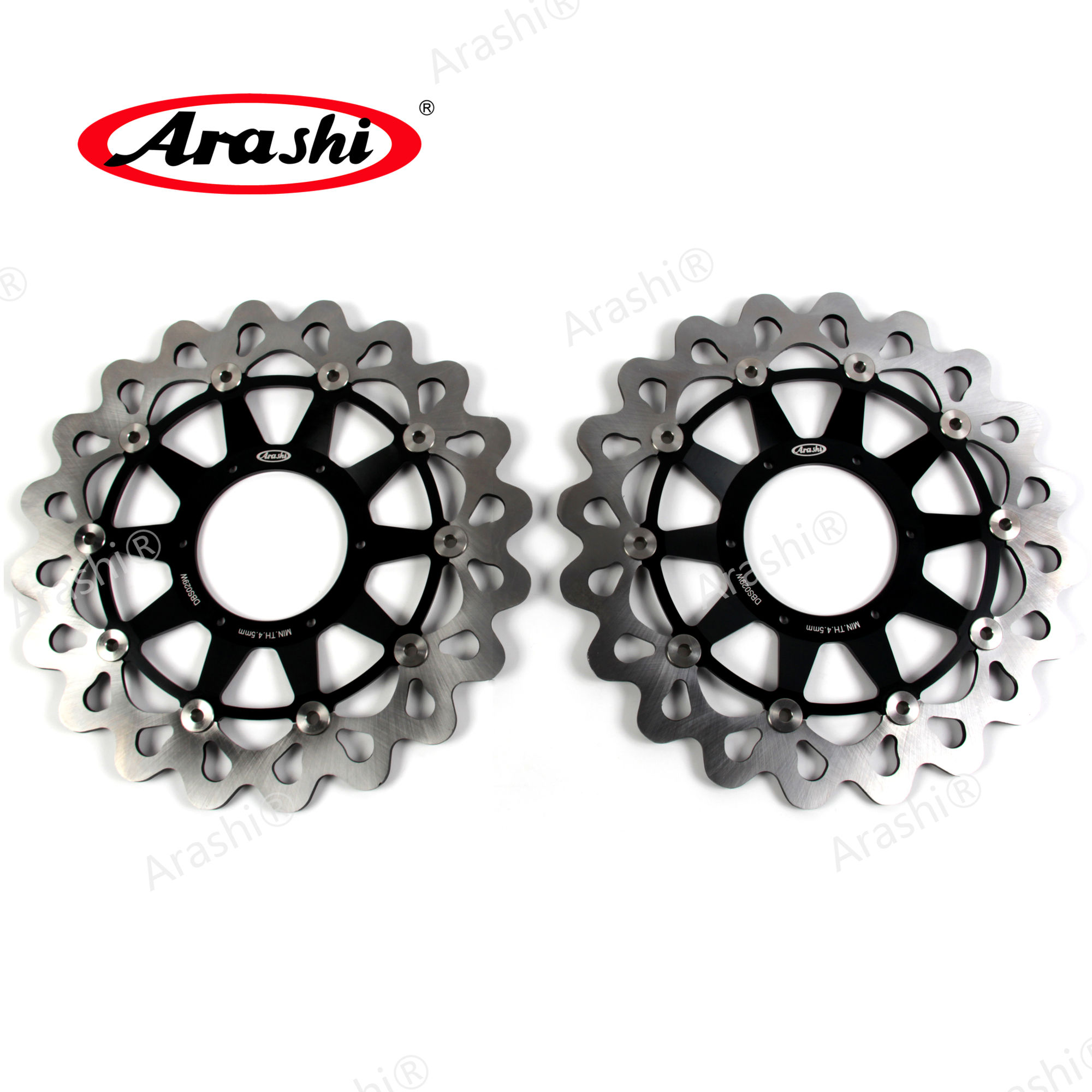 Arashi Front Brake Rotor Disc For HONDA VTR SP1 RC51 1000 2000-2004