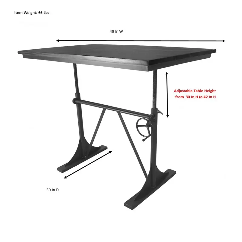 Thumbnail: Carolina Classic Furniture® Brio Adjustable Desk