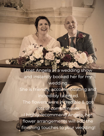 Five Star Review for Rutland Florals Award Winning Wedding Florist in Stamford