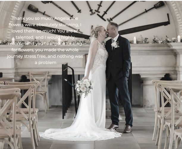 Five Star Review for Rutland Florals Award Winning Wedding Florist in Rutland