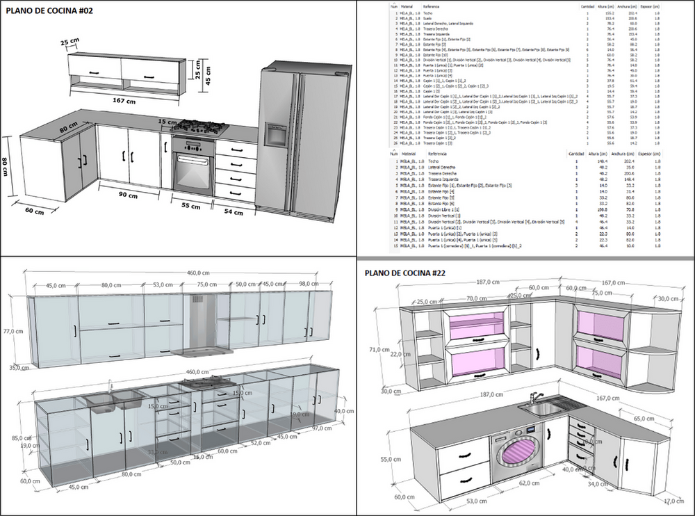 🪑 Planos de muebles de madera (gratis)